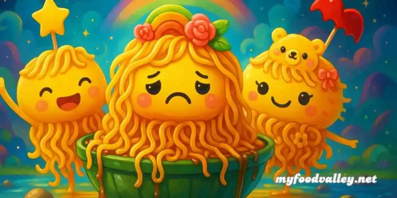 Noodle puns with emojies