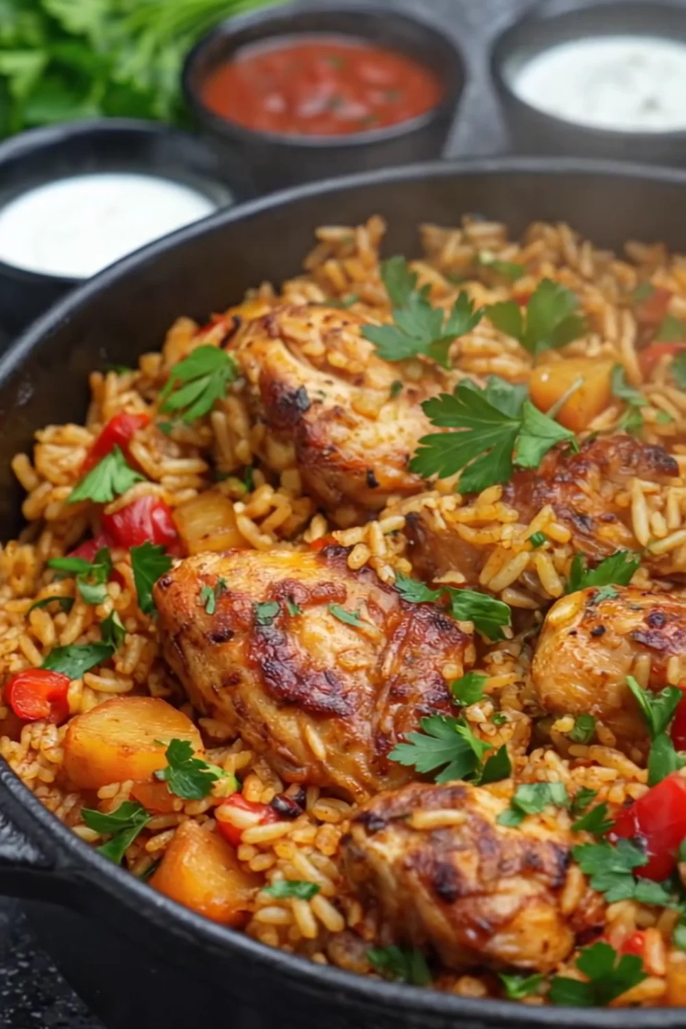 One Pan Chicken and Rice