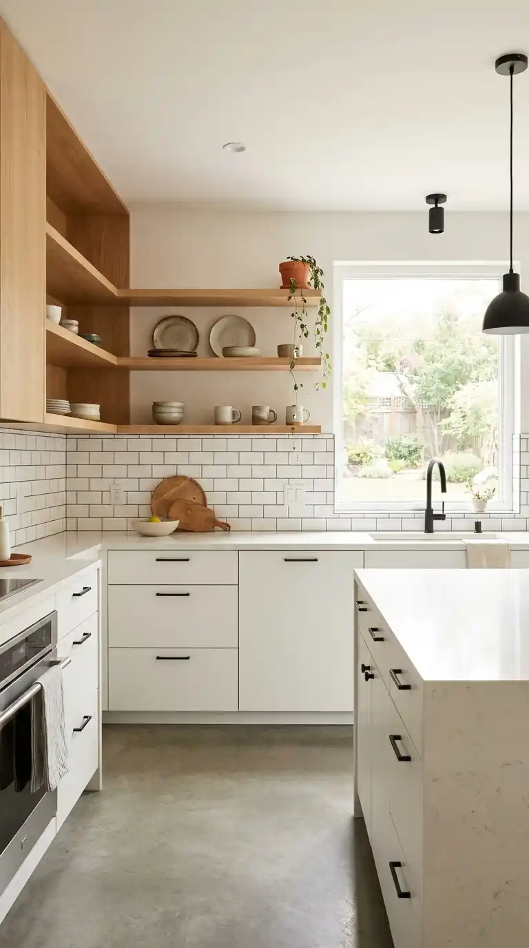 Open Shelving With Minimal Styling