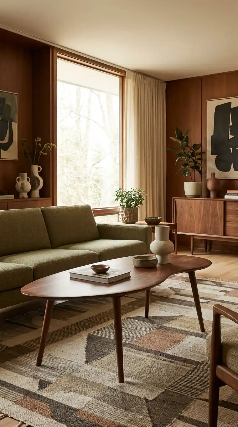 Organic-Shaped Coffee Table