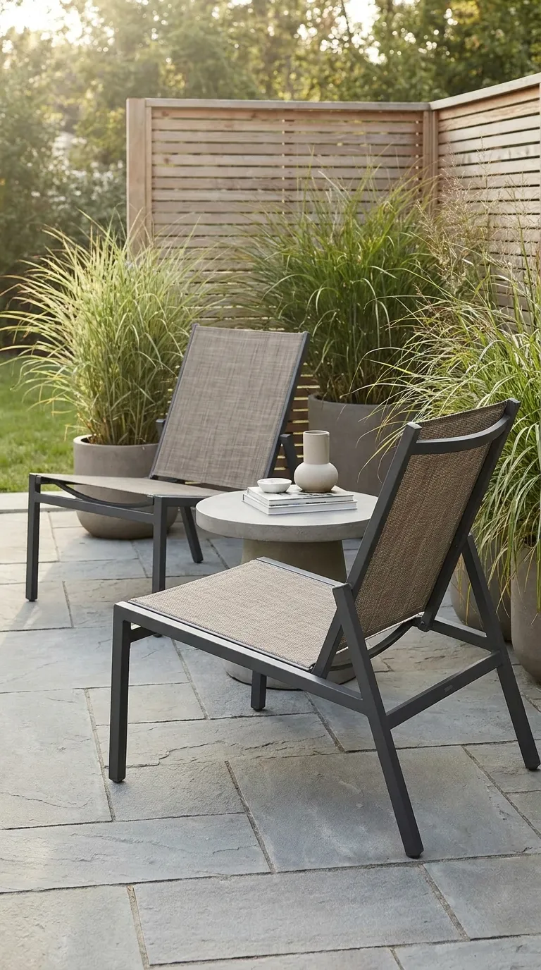 Modern Sling Lounge Chairs