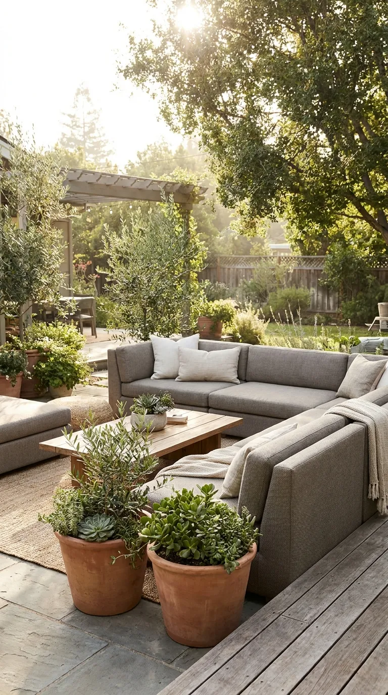 Modular Sectional Sofa for the Patio