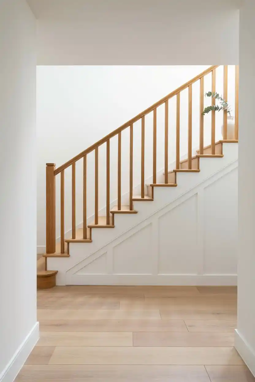 Paneled Half Wall with Open Balusters Above