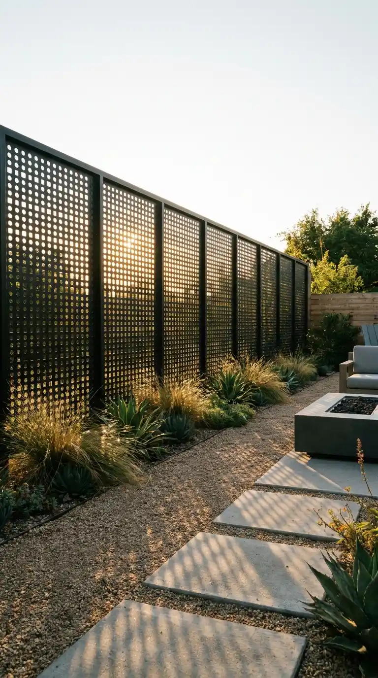Perforated Metal Screen Fence