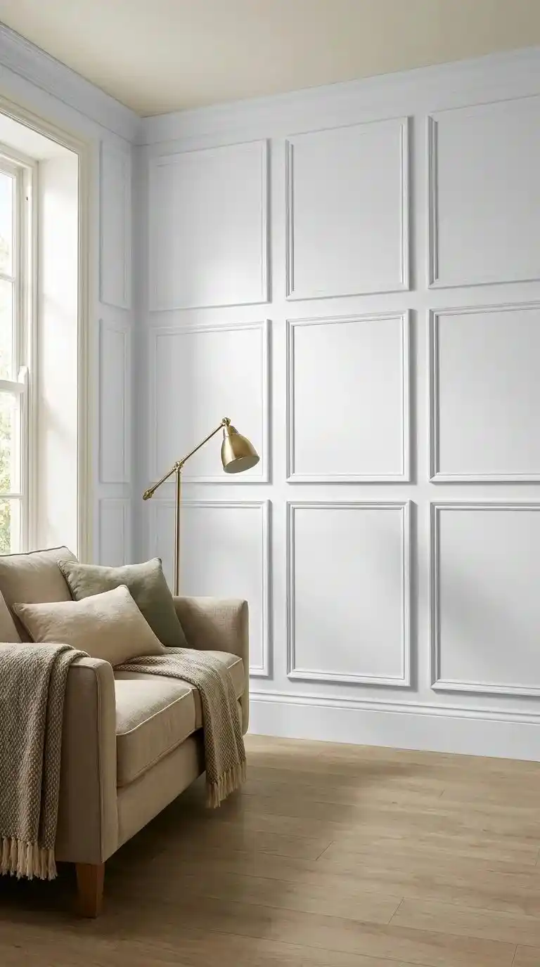 Picture Frame Moulding Grid Wall