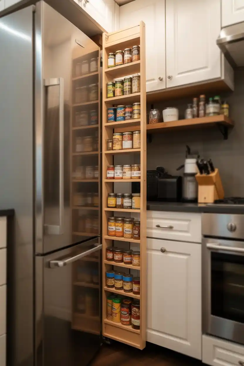 Pull-Out Pantry Cabinets
