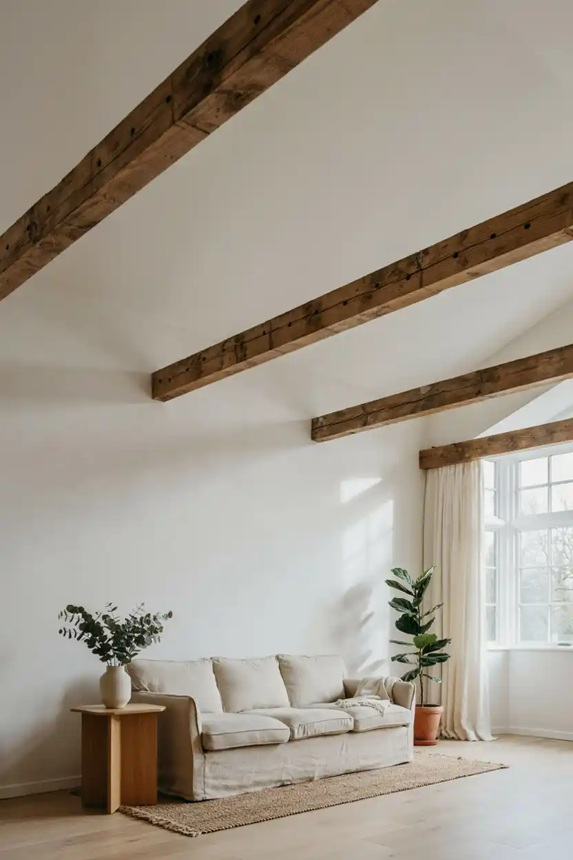 Rustic Reclaimed Wood Beams