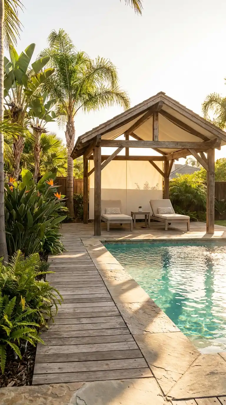 Shade Cabana or Poolside Structure