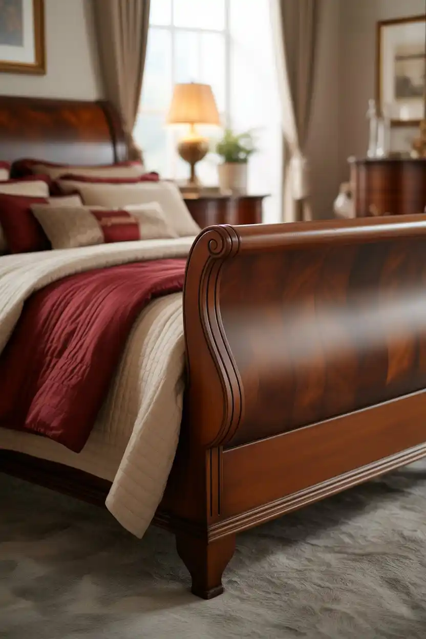 Sleigh Bed Frame