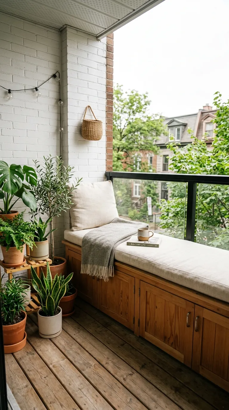 Built-In Bench With Storage
