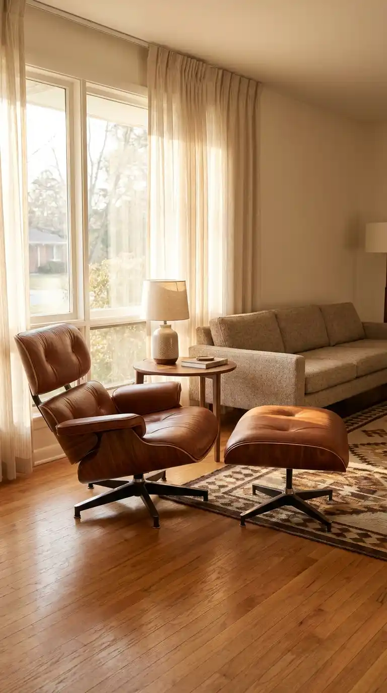Statement Eames-Style Lounge Chair