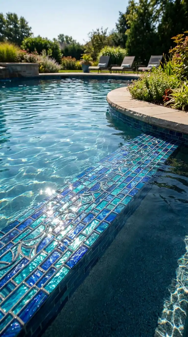 Statement Pool Tile or Mosaic