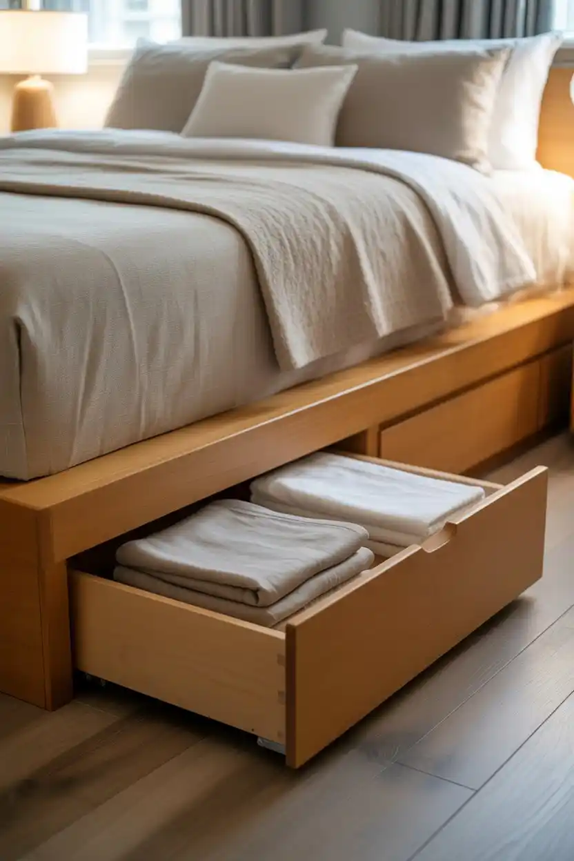 Storage Bed Frame with Drawers