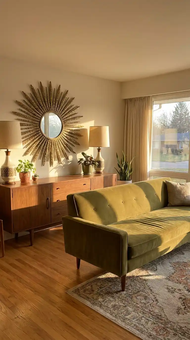 Sunburst Mirror or Wall Clock