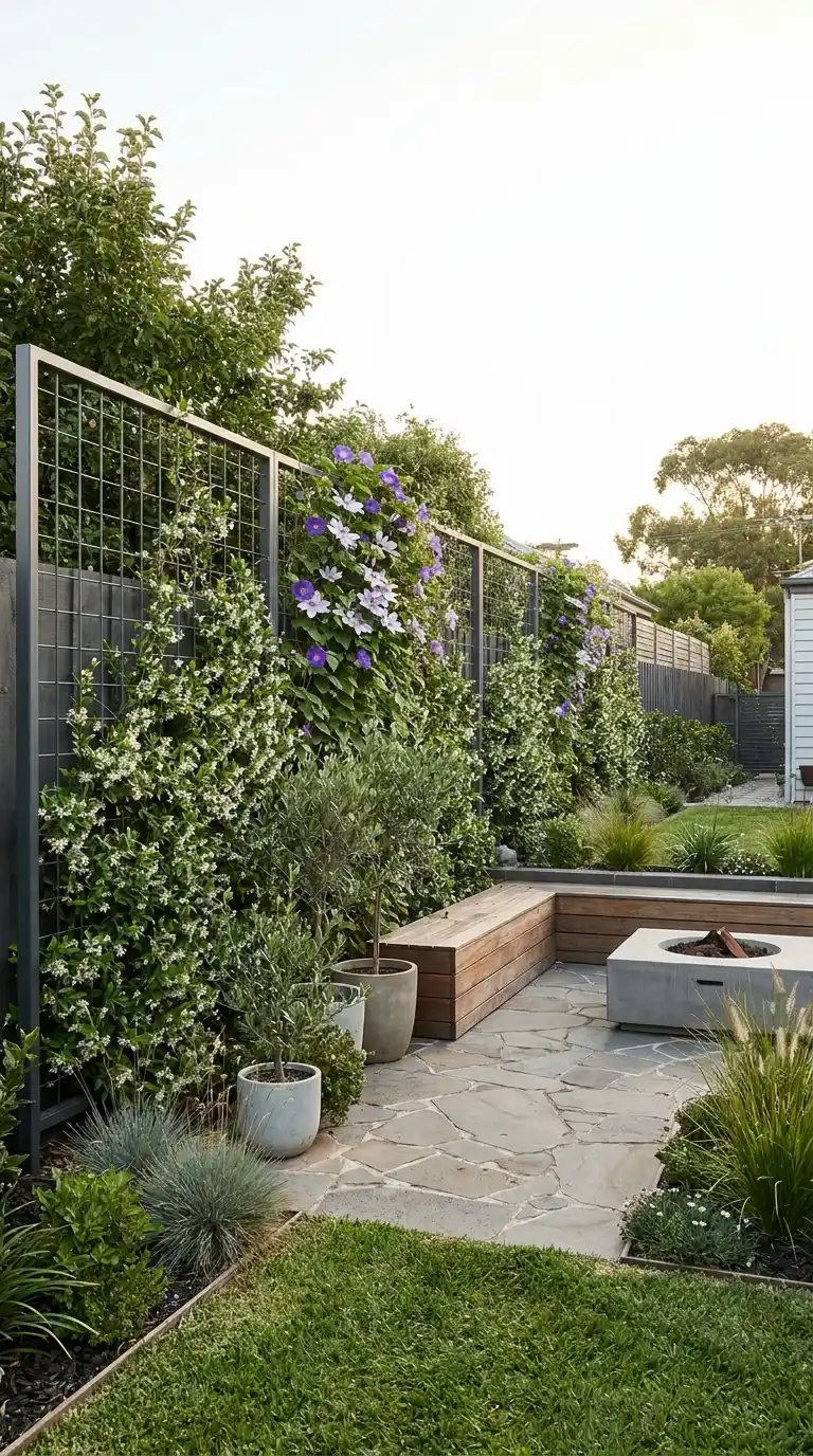 Vertical Garden Trellis Fence