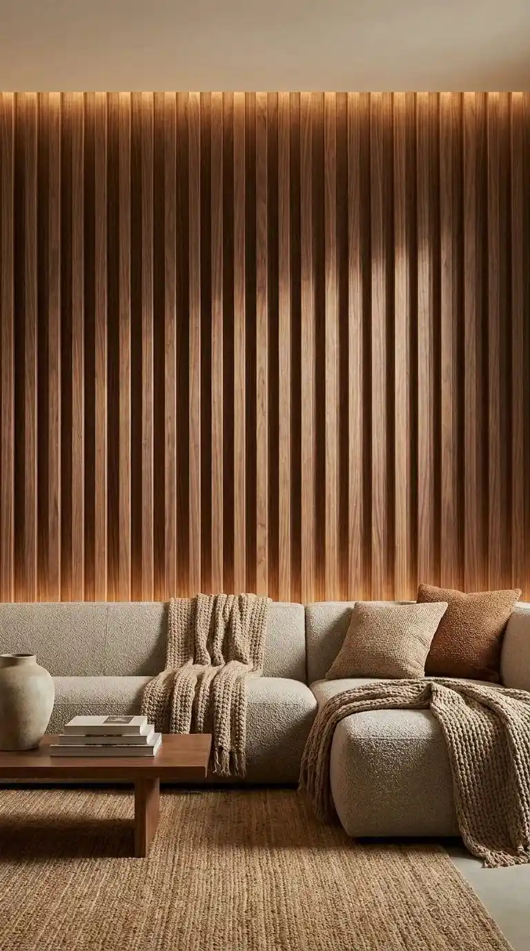 Vertical Slat and Fluted Wall Paneling