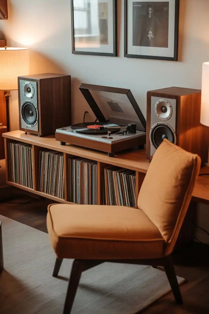  Vinyl Record and Music Listening Lounge