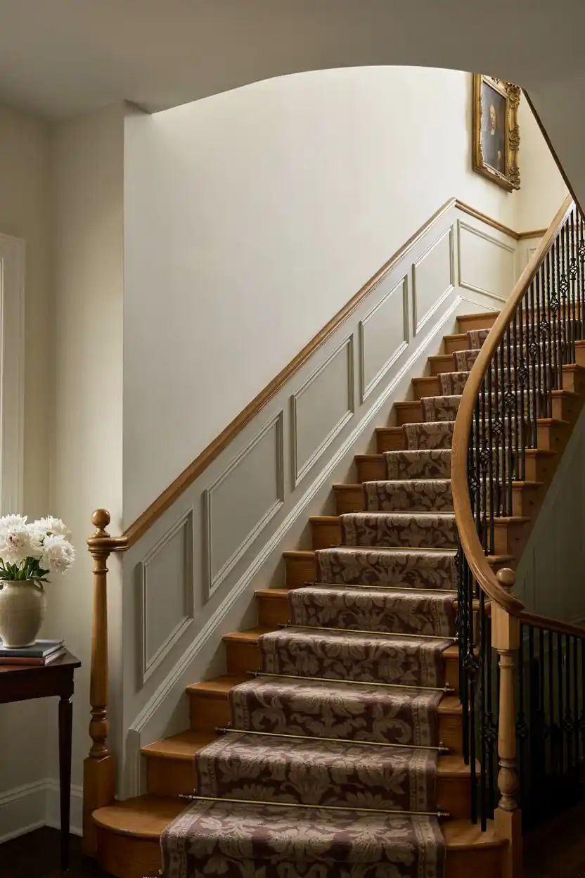 Wainscoting with Chair Rail Trim