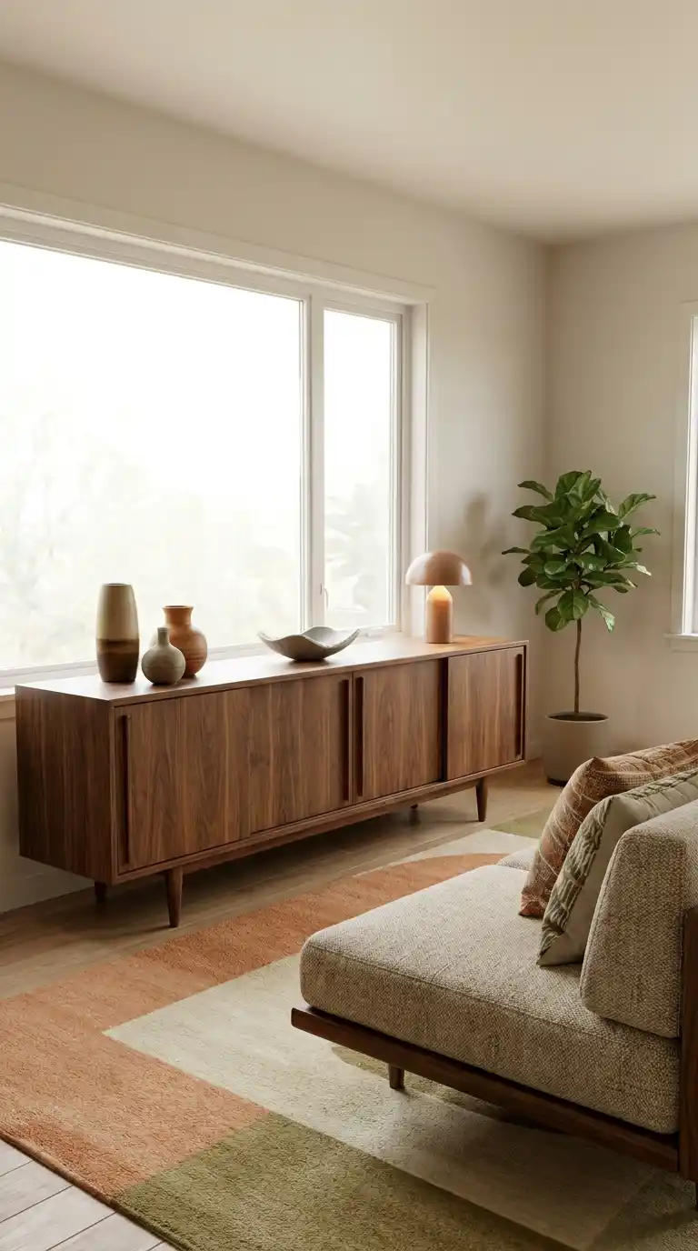 Walnut Credenza or Built-In Storage