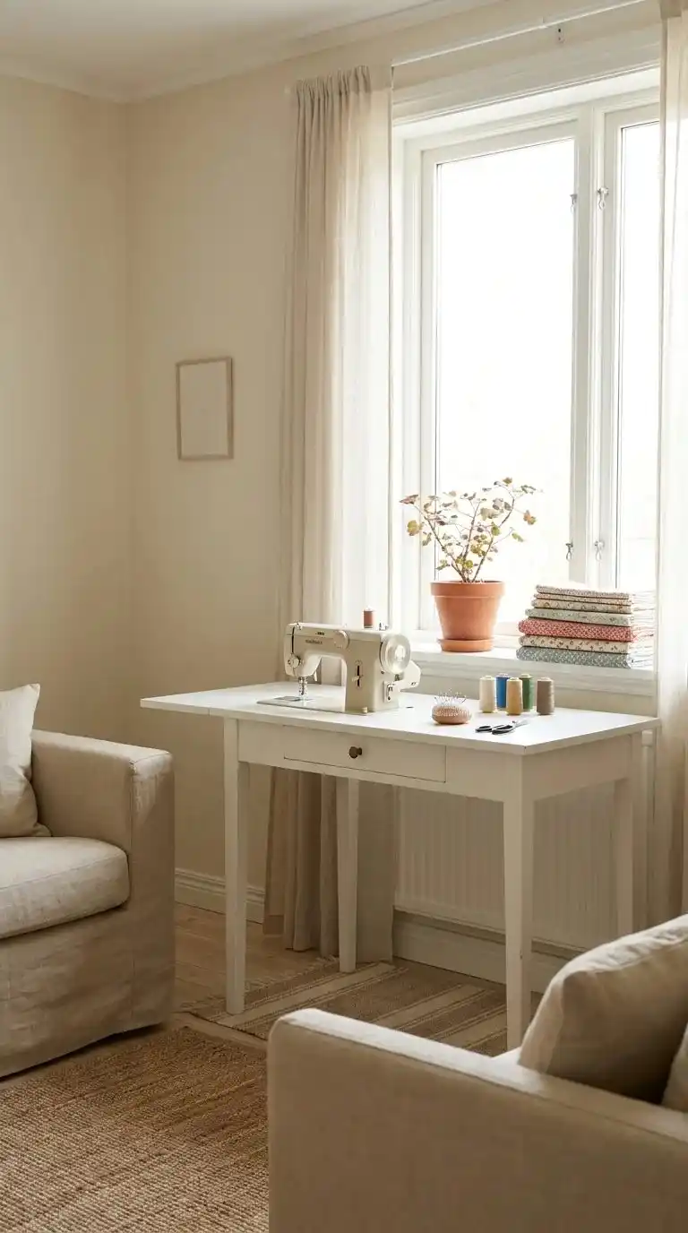 Window Nook Sewing Station