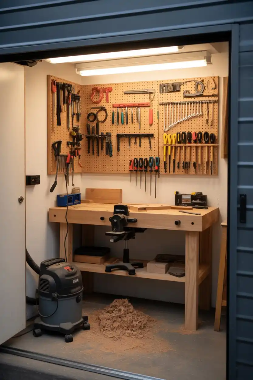 Woodworking Workbench Nook