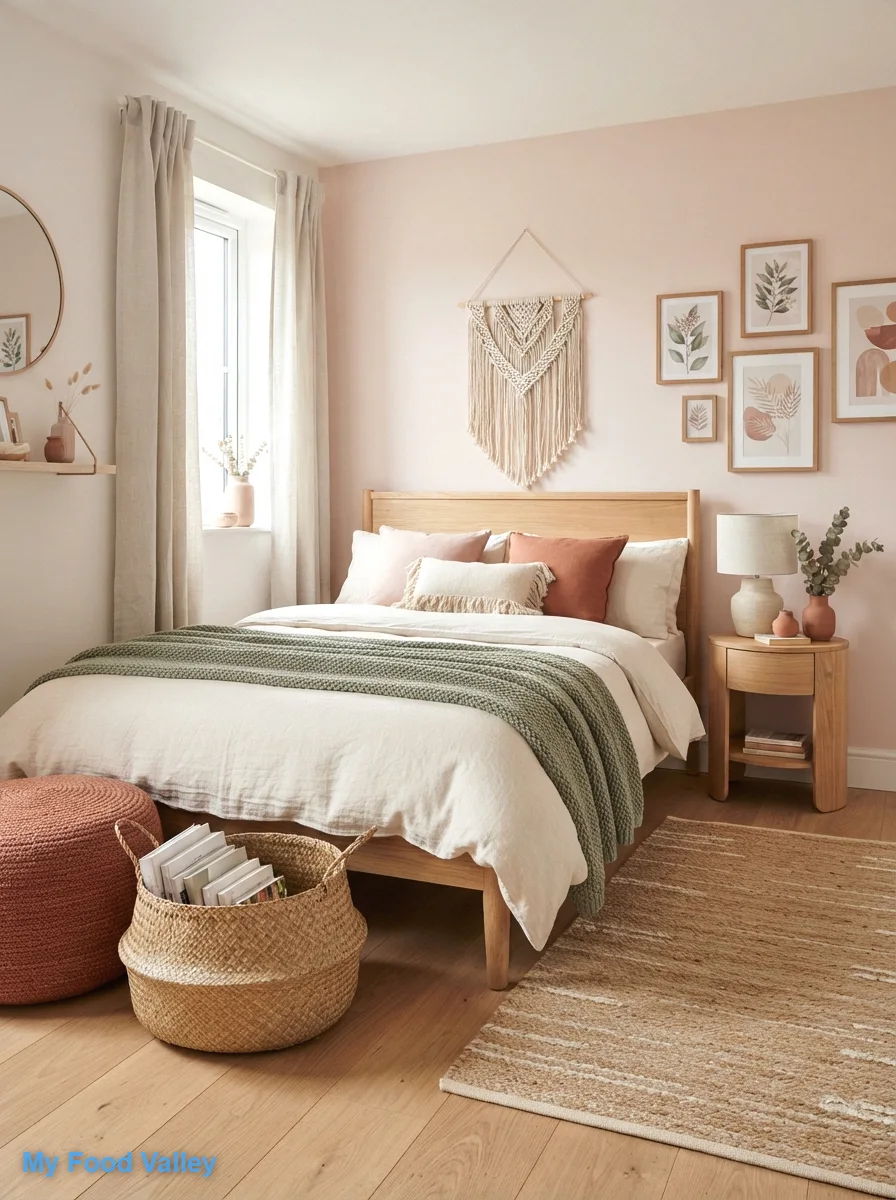 a blush, terracotta, and sage palette that feels sweet and grown-up