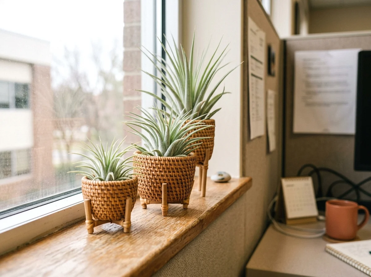 air plant holder trio