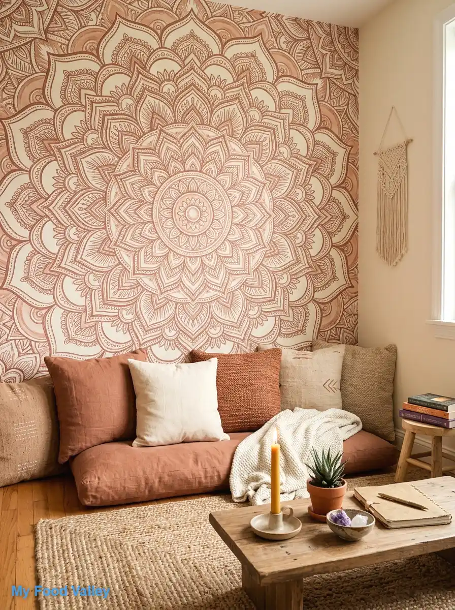 bohemian mandala wallpaper