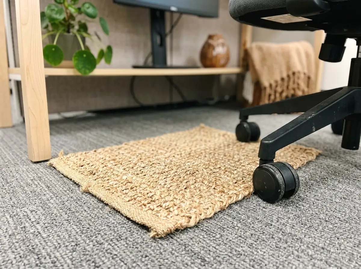 boho jute rug swatch