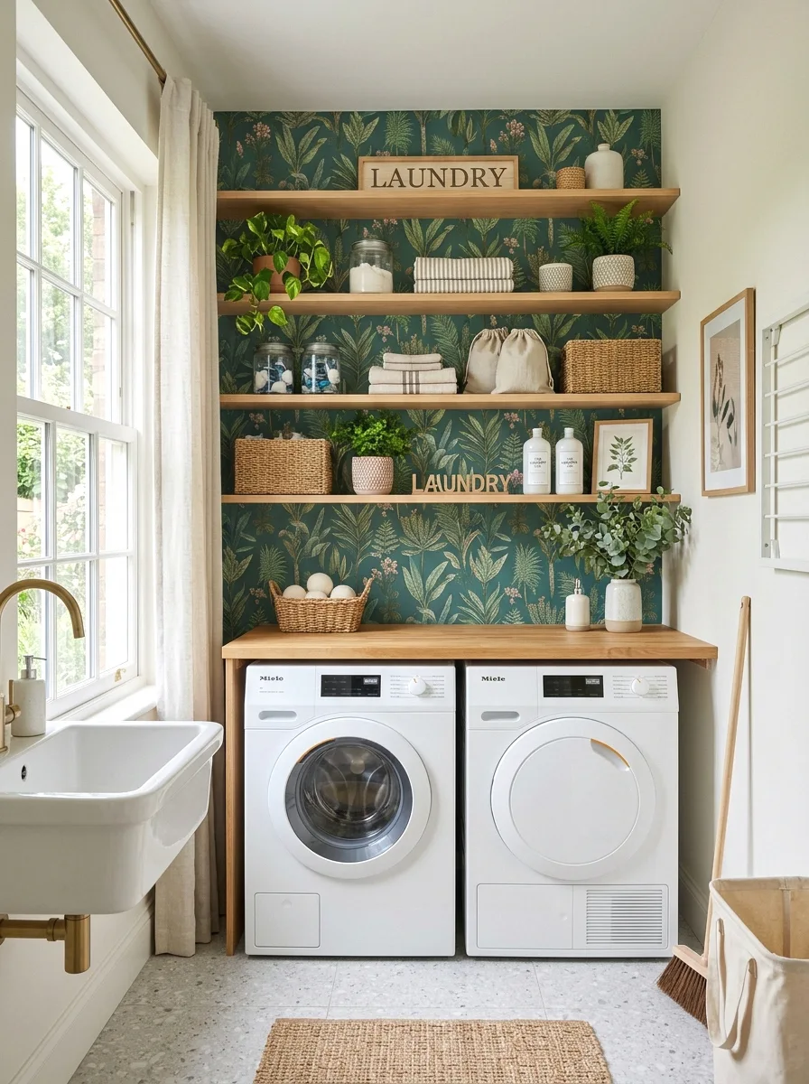 bold wallpaper accent