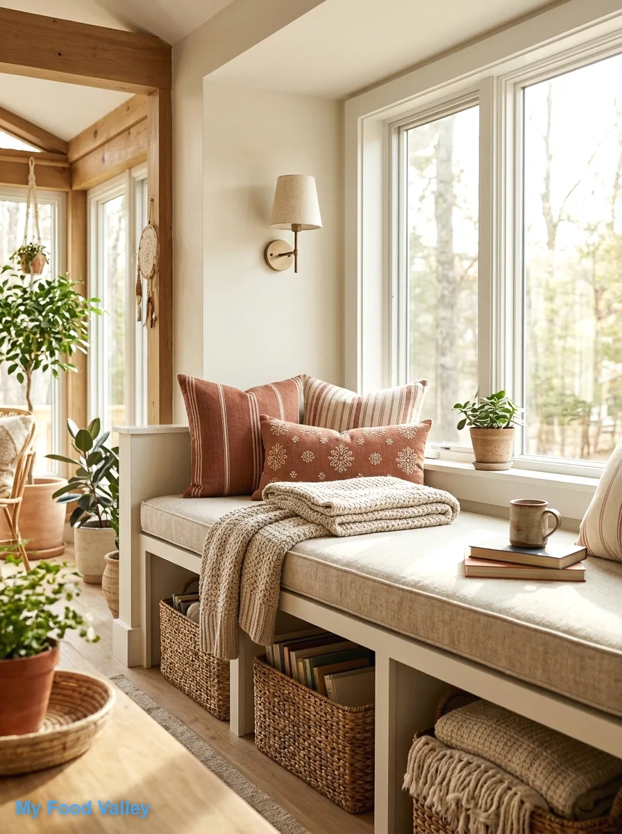 build a reading nook with a window seat