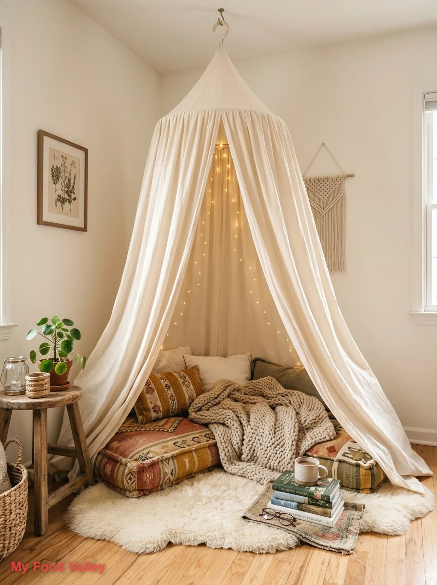 canopy reading tent nook