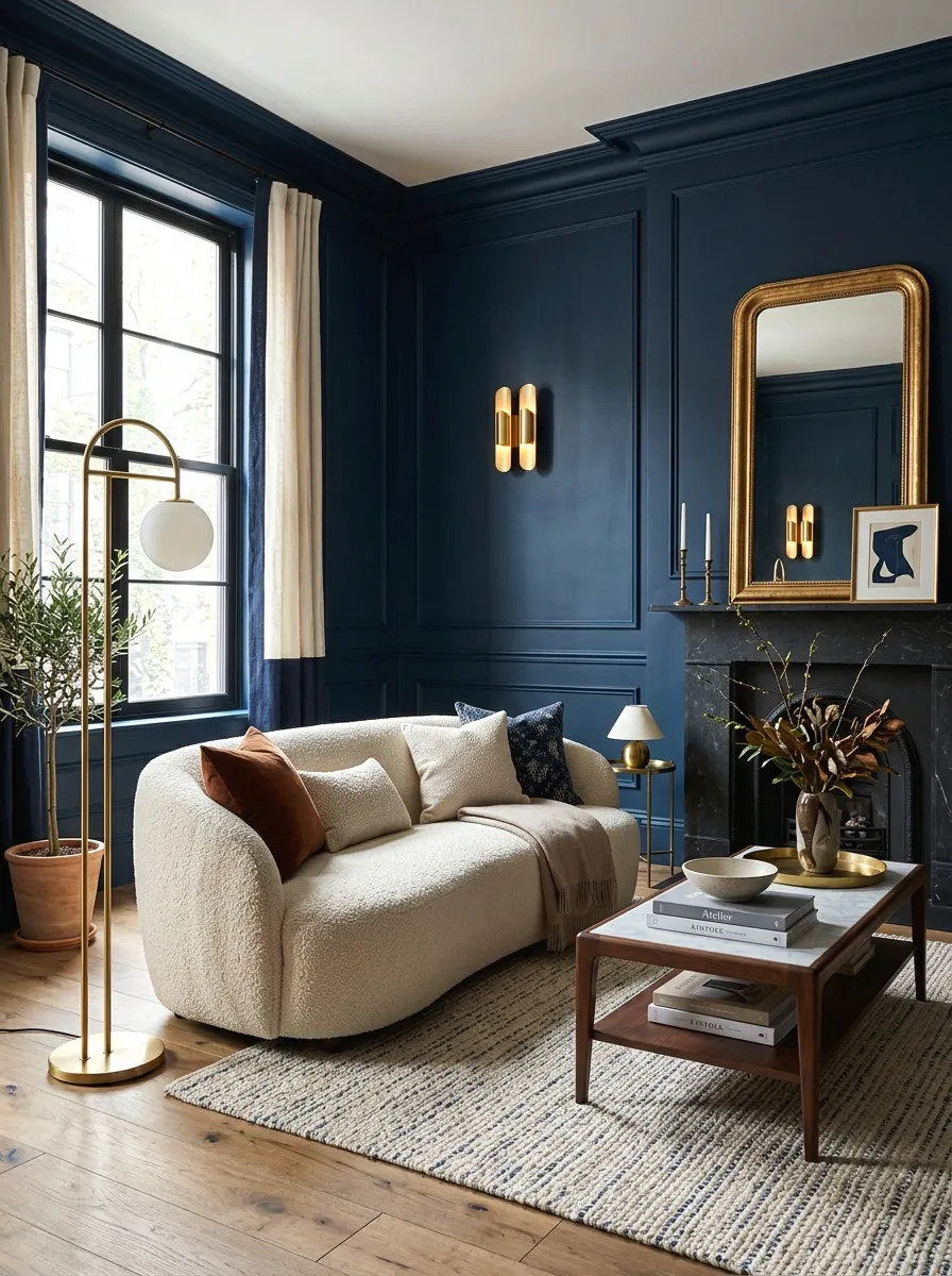 classic navy blue