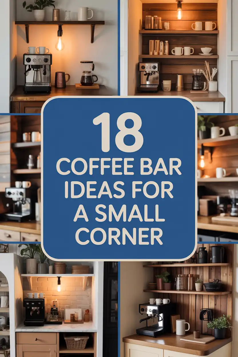 coffee bar ideas for small corner