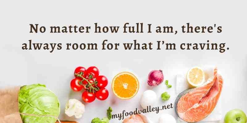 cravings for food quotes