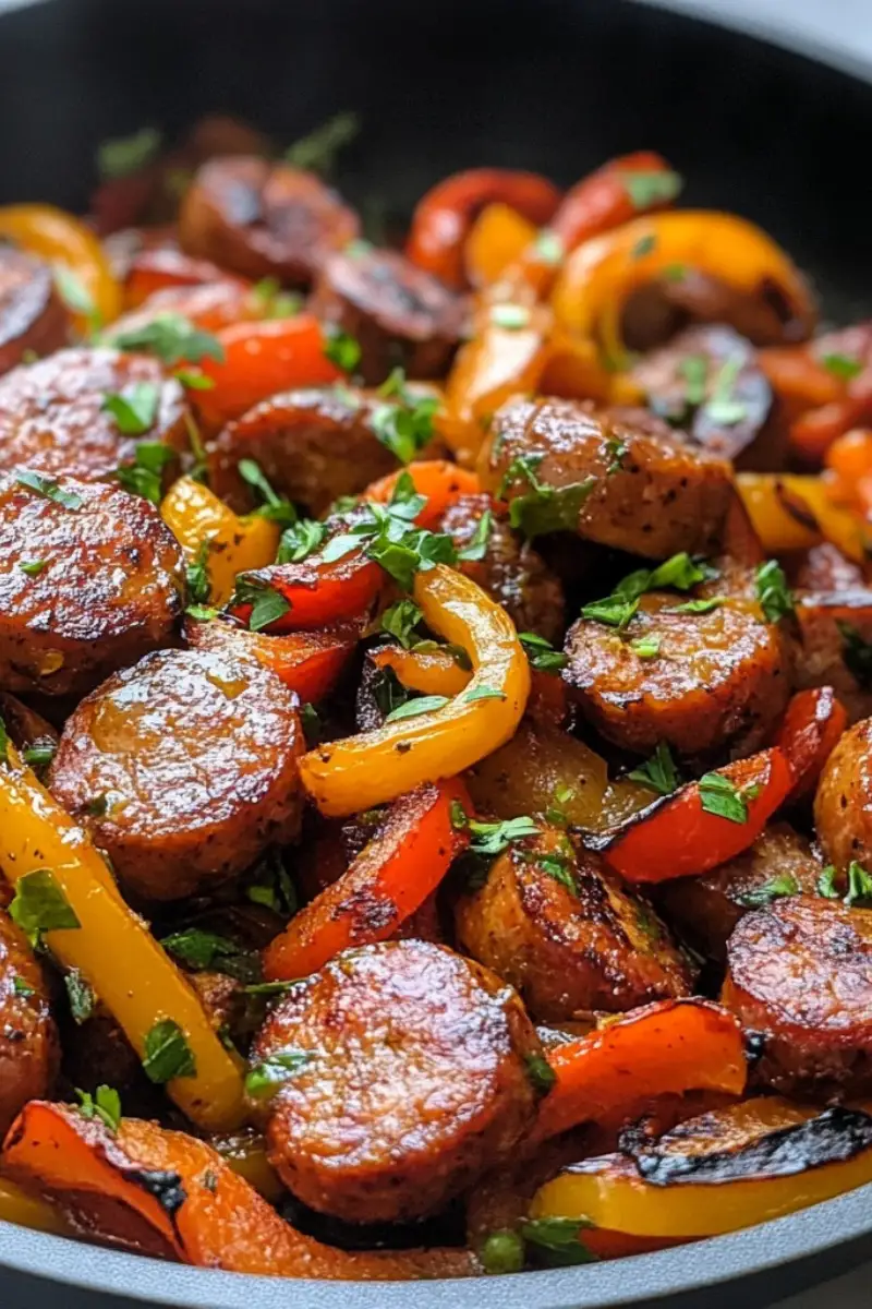 crockpot sausage and pepper