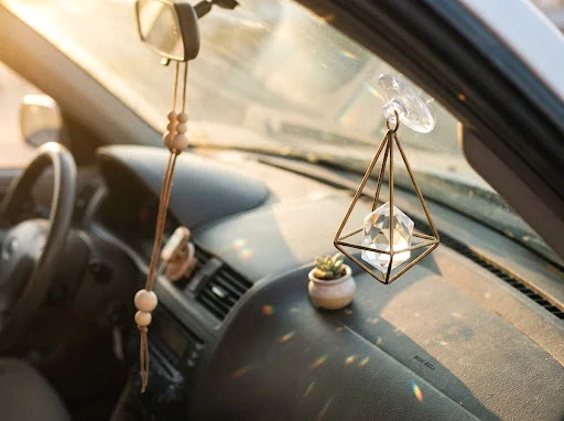 crystal sun catcher for the dashboard