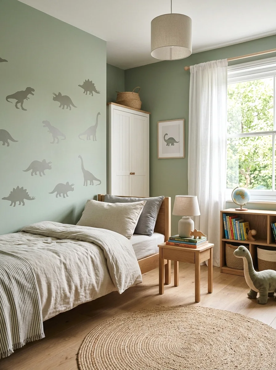 dinosaur or adventure-themed accents