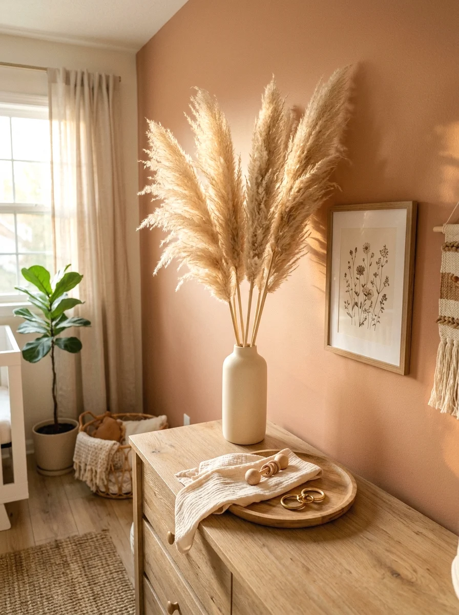 dried pampas grass arrangements