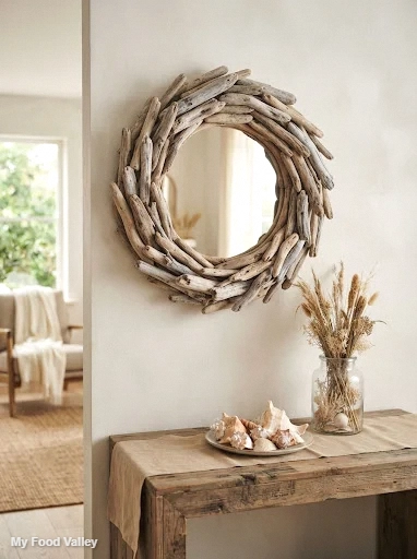 driftwood frame mirror