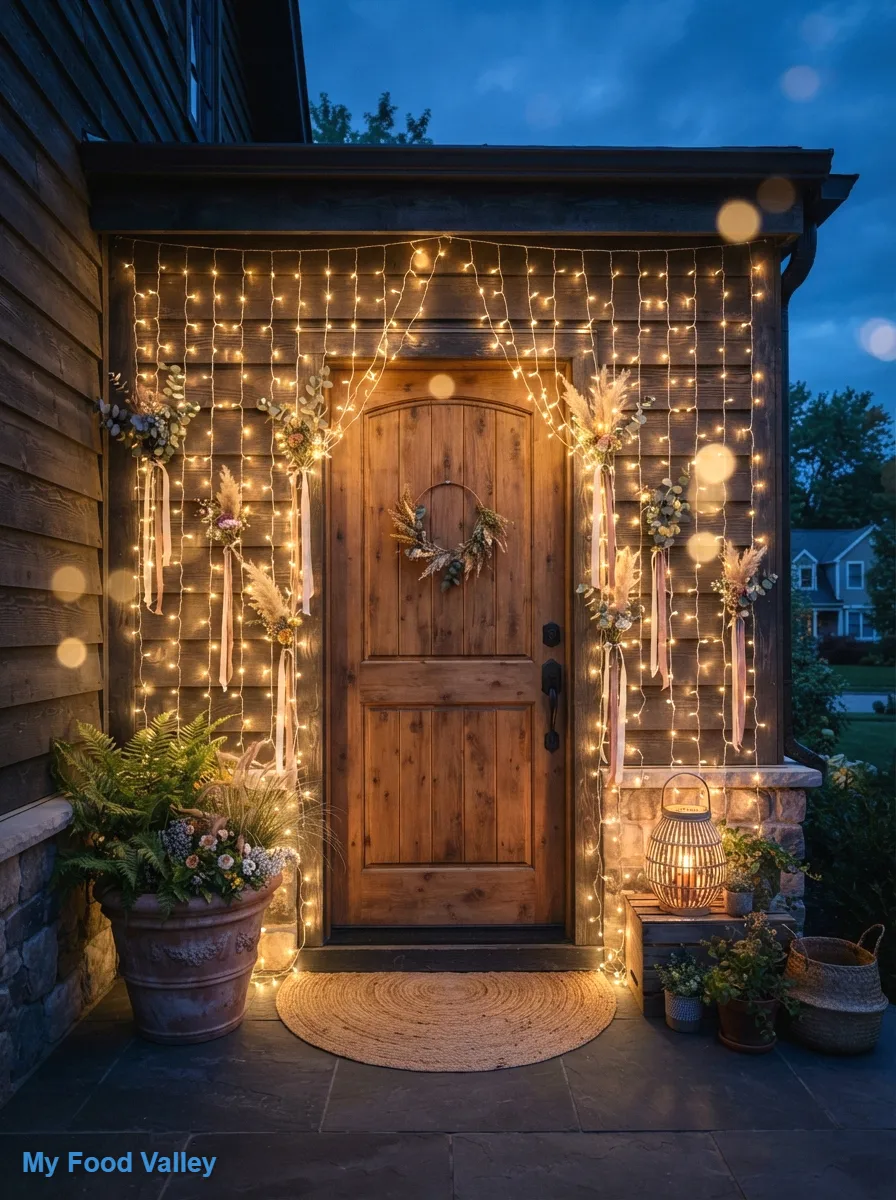 fairy light curtain