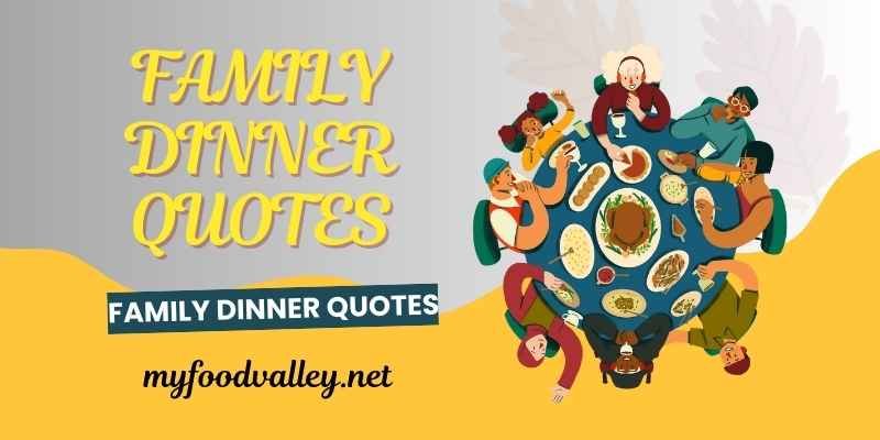 family dinner quotes
