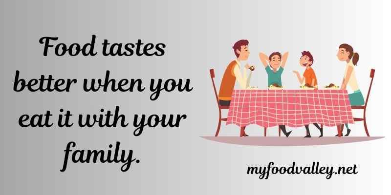 food quotes short
