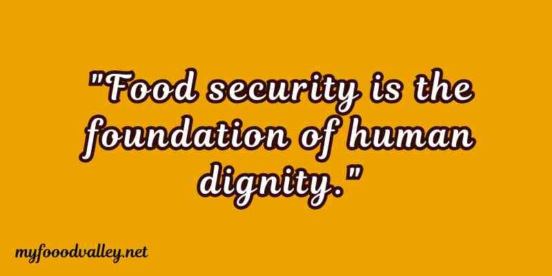 food security slogan