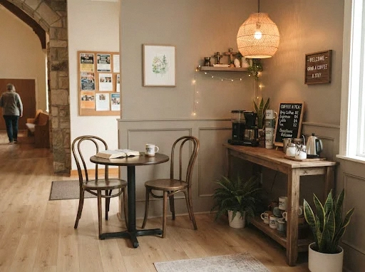 foyer corner café nook