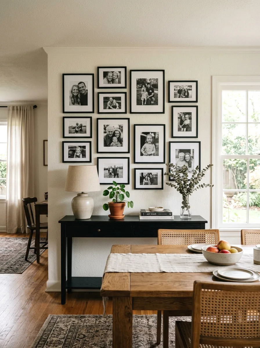 framed family photos