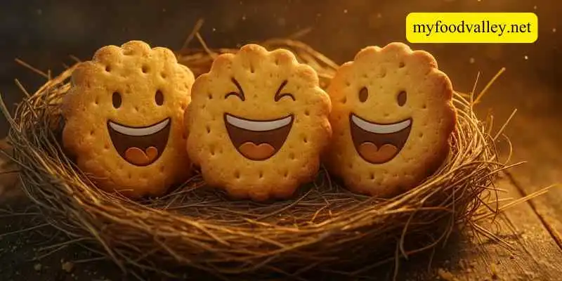 funny biscuits in the nest
