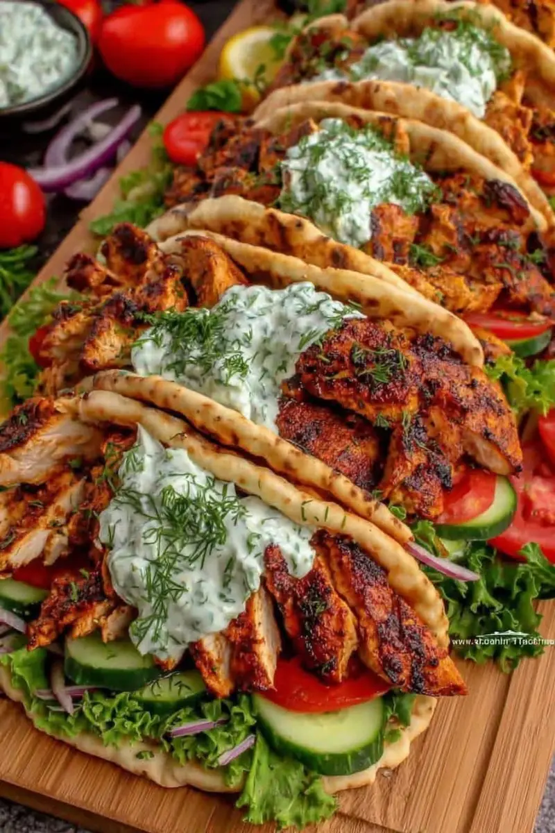 greek chicken gyros