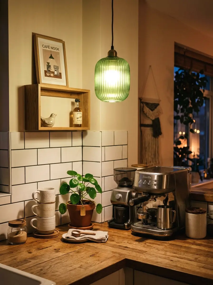 green glass pendant lighting