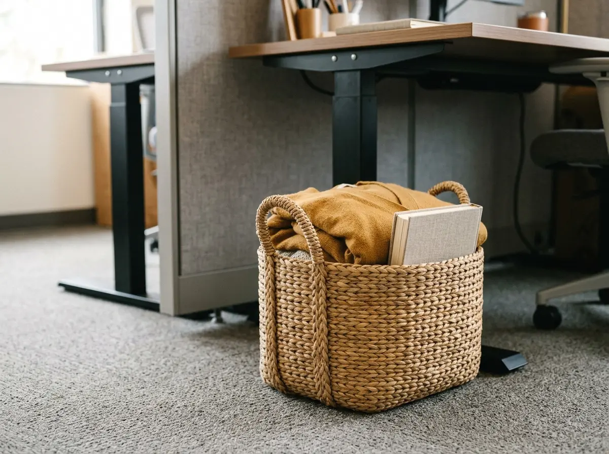 handwoven storage basket